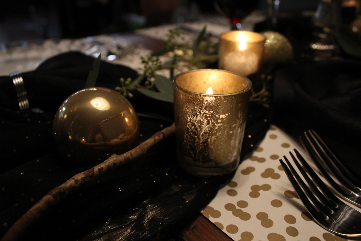 New Years Eve Inspiration Green Silver and Gold Shoot
