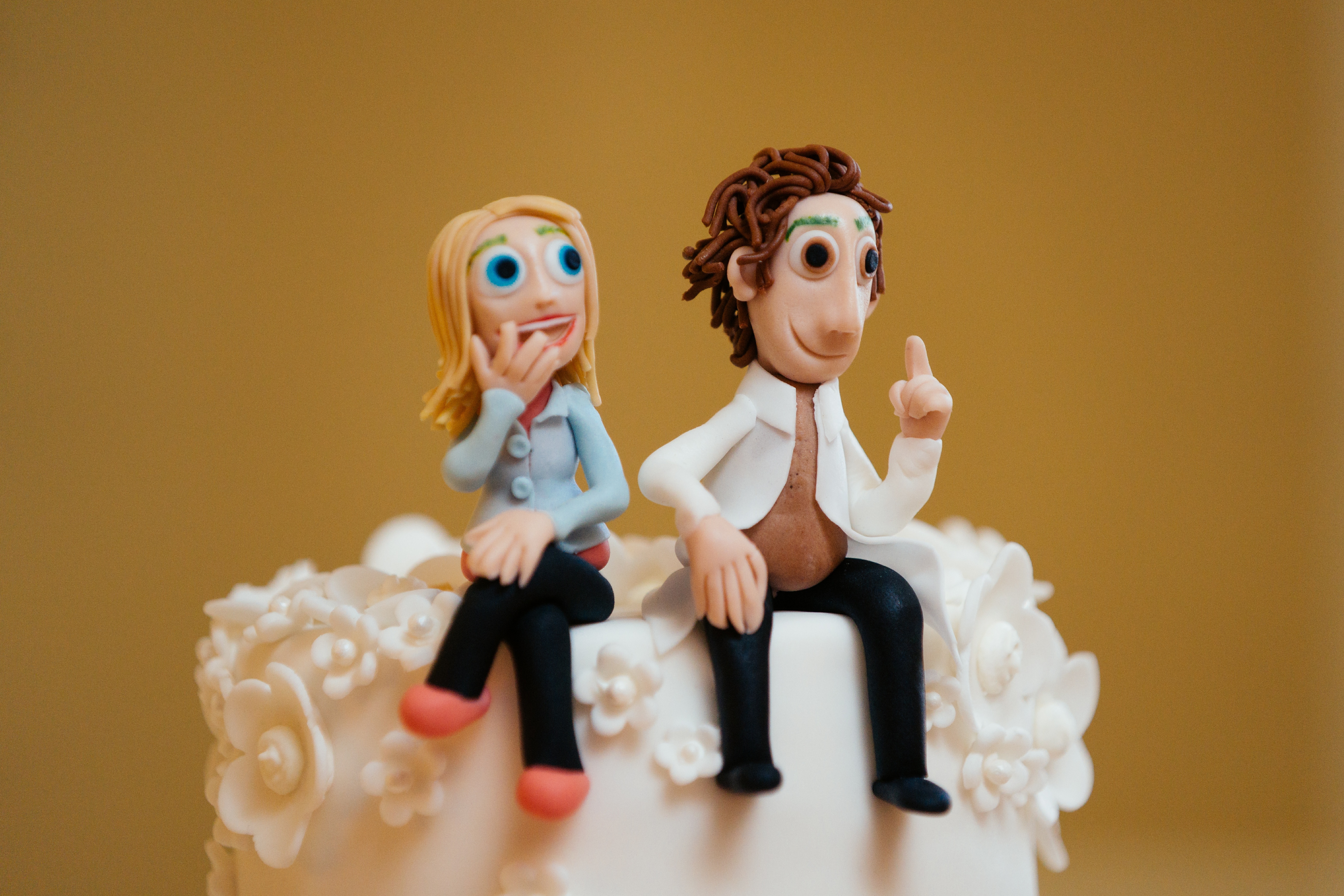 Cloudy With A Chance Of Meatballs Flint Lockwood Sam Sparks Wedding Cake Topper
