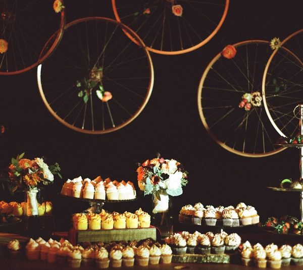 Rustic Bicycle Dessert Table