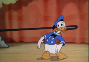 Donald Duck's toast was not on point