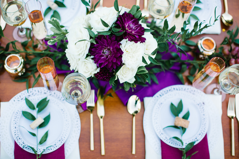 Plum Wine Styled Shoot | Basic Bash Events | Omaha Wedding Planner