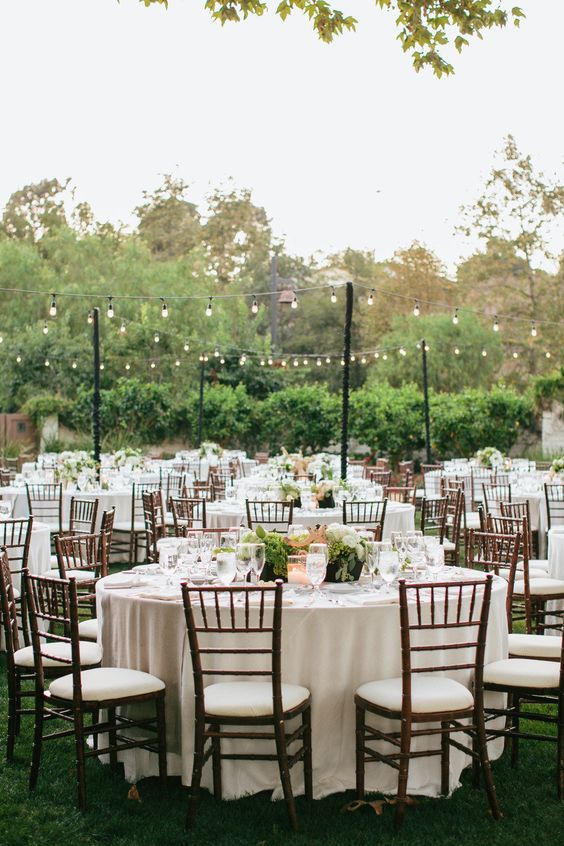 Outdoor Wedding Reception | Basic Bash Events
