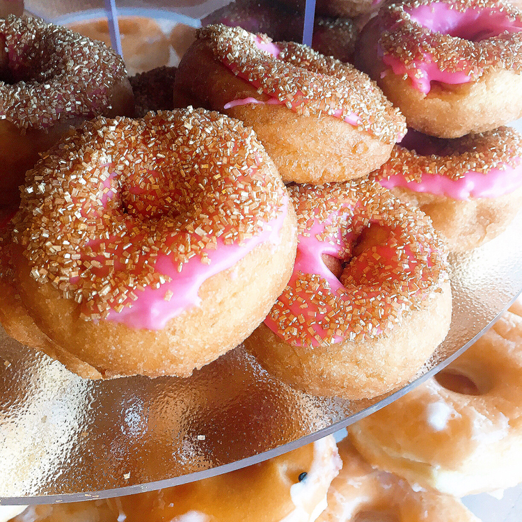 Donut Stop Glitter Donut Wedding Cake | Basic Bash Events
