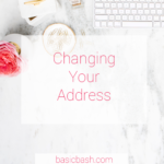 Changing Your Address